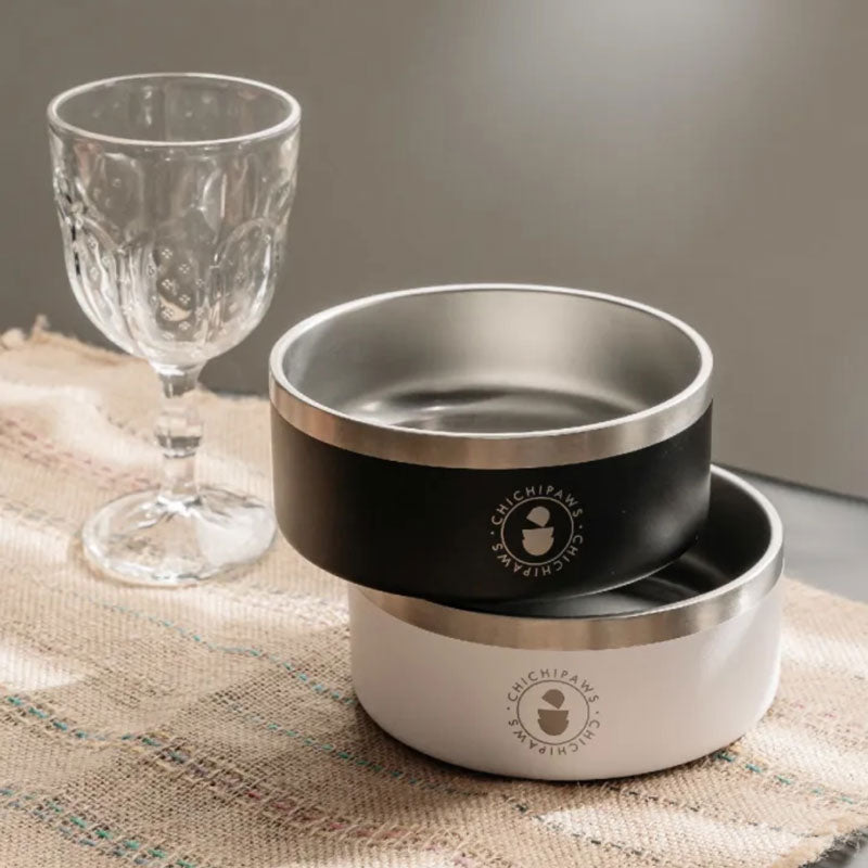 Sip & Snack Stainless Steel Pet Bowl (4 Colours)