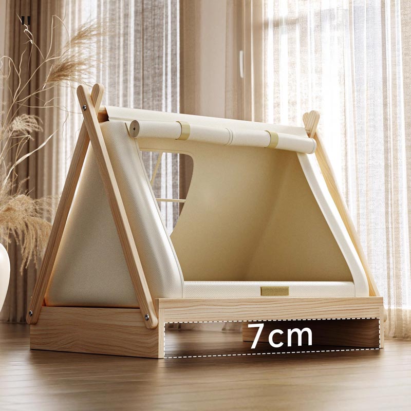 Wooden Tent Pet House