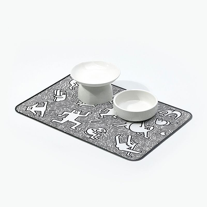 Monochrome Graffiti Placemat