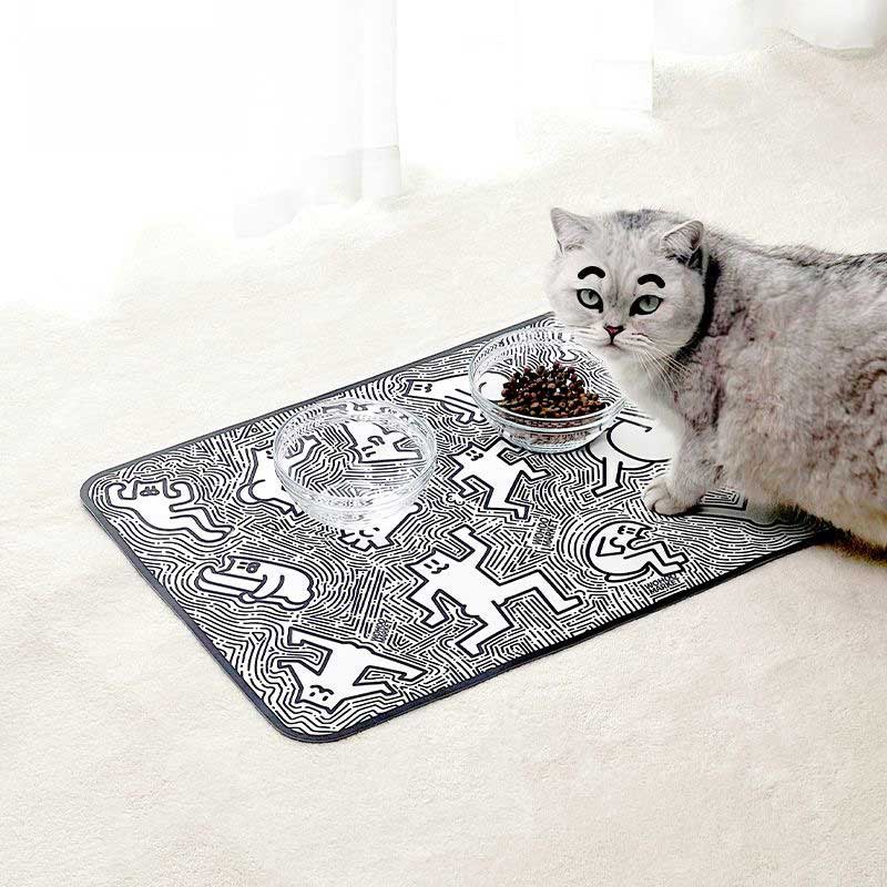 Monochrome Graffiti Placemat