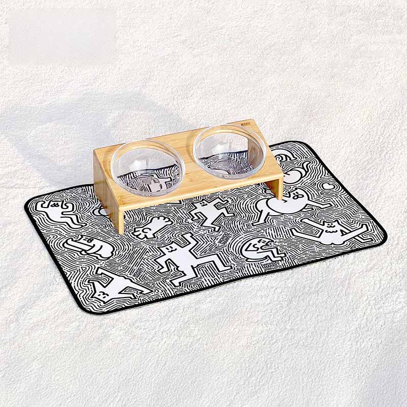 Monochrome Graffiti Placemat