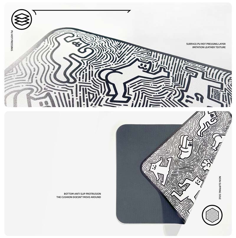 Monochrome Graffiti Placemat