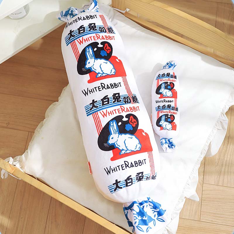 White Rabbit Sweet Plush Dog Toy