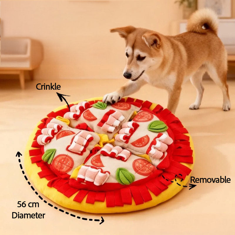 Pizza Party Snuffle Mat Nosework Toy