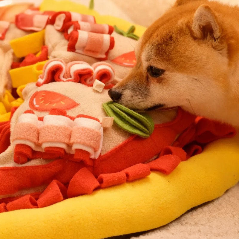 Pizza Party Snuffle Mat Nosework Toy