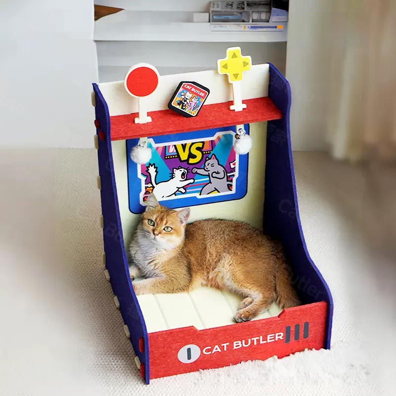 Purrcade Gaming Arena Cat Lounger