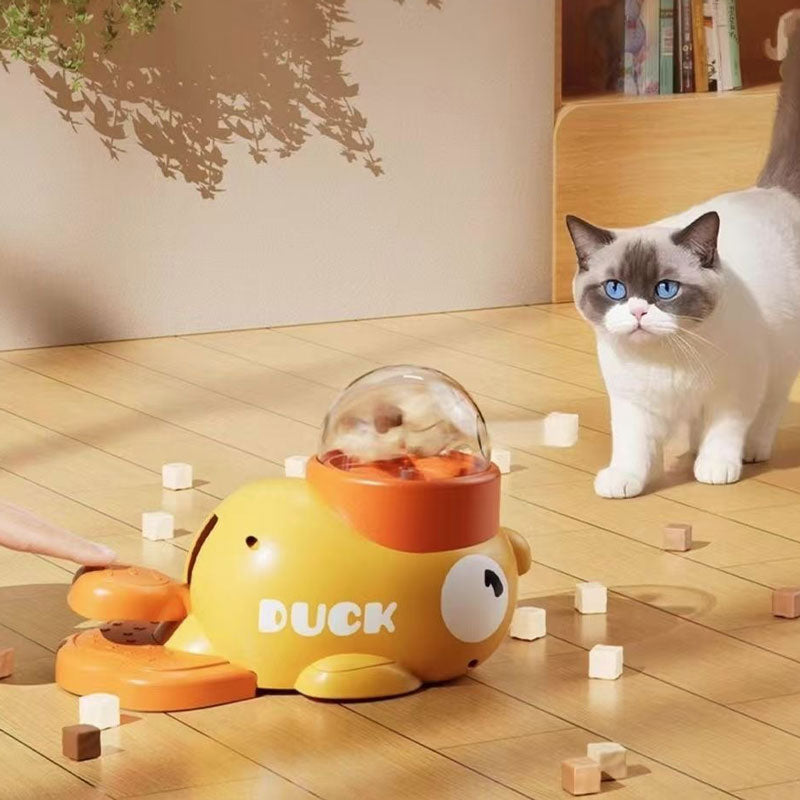 Duck Spinner Interactive 2-In-1 Feeder Toy
