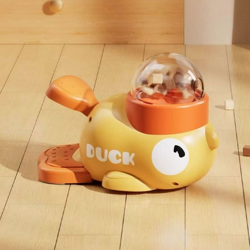 Duck Spinner Interactive 2-In-1 Feeder Toy