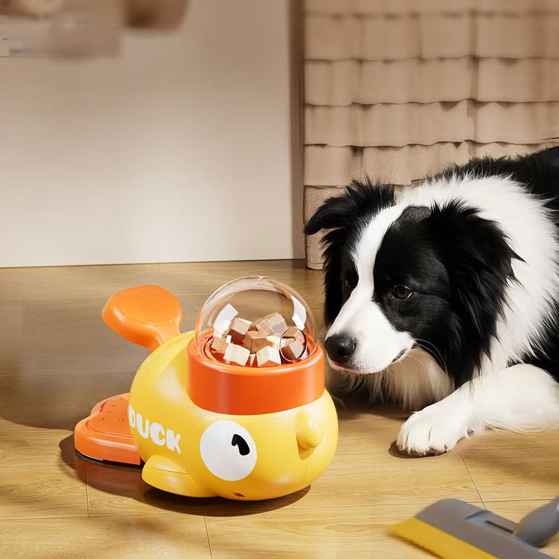 Duck Spinner Interactive 2-In-1 Feeder Toy