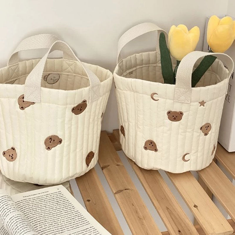 Cozy Bear Storage Basket