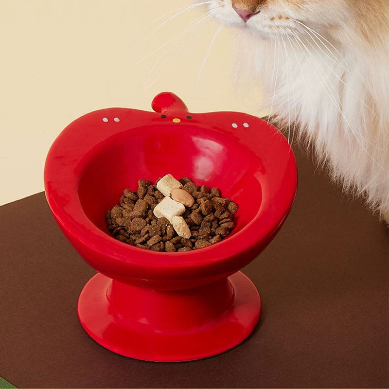 Apple Paradise Elevated Pet Bowl