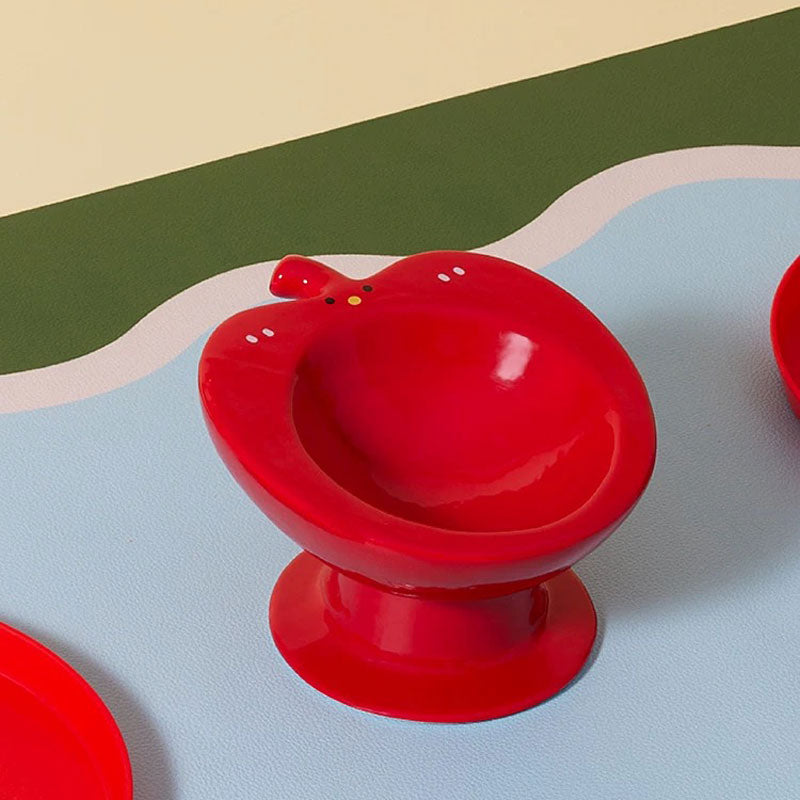 Apple Paradise Elevated Pet Bowl