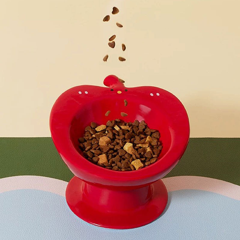 Apple Paradise Elevated Pet Bowl