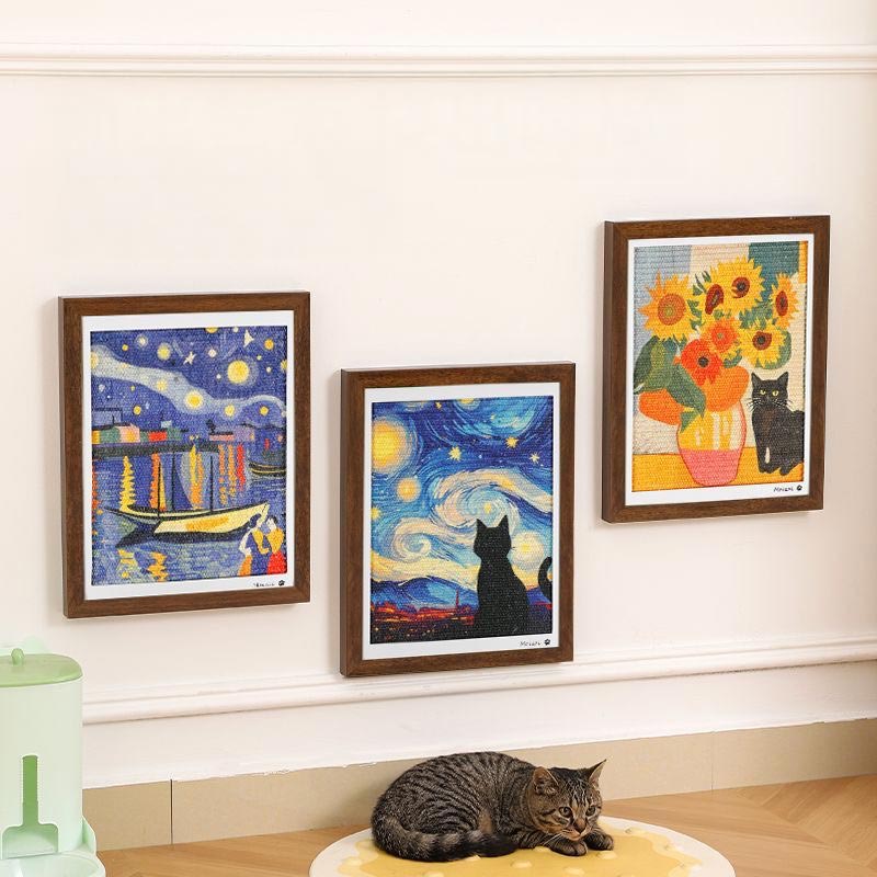 Wall Art Cat Scratcher (4 Designs)