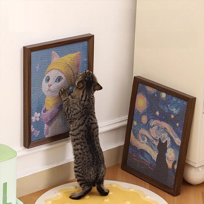 Wall Art Cat Scratcher (4 Designs)