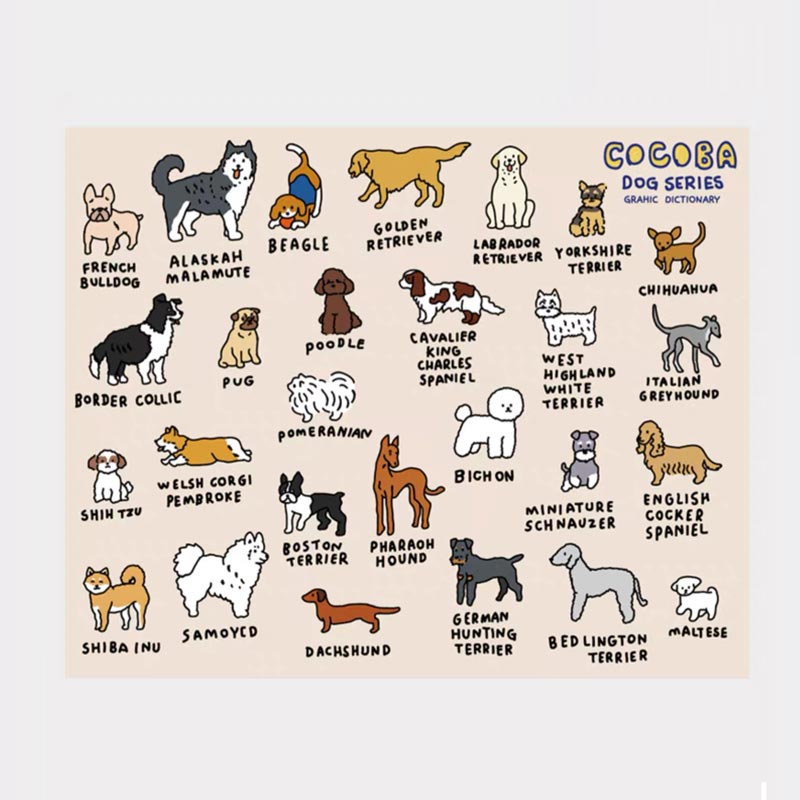 Dog Encyclopedia Cooling Gel Mat