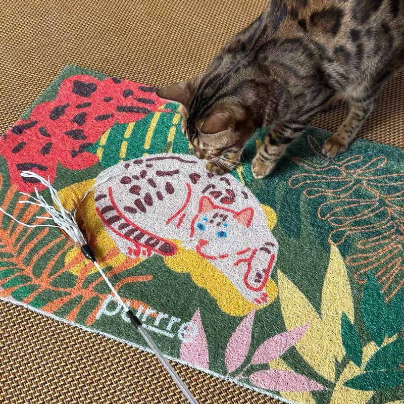 Feline Jungle Cat Litter & Door Mat