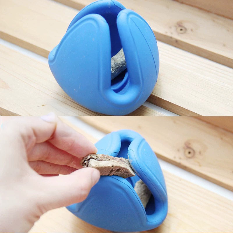 Chewtastic Geometrics Fillables Natural Rubber Enrichment Dog Toy (4 Types)