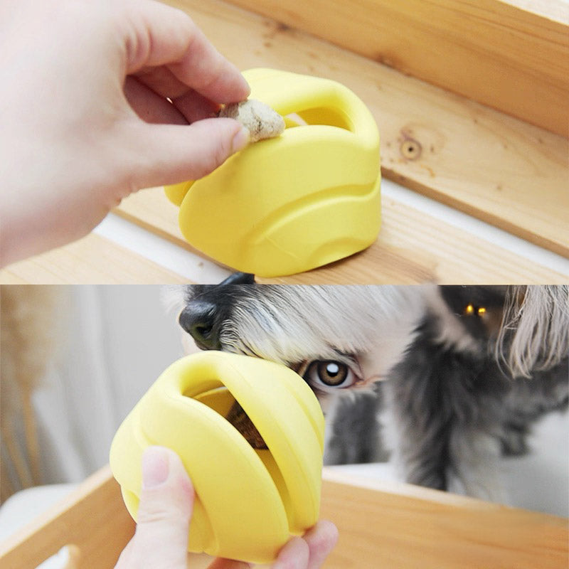 Chewtastic Geometrics Fillables Natural Rubber Enrichment Dog Toy (4 Types)