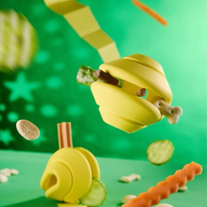 Chewtastic Geometrics Fillables Natural Rubber Enrichment Dog Toy (4 Types)