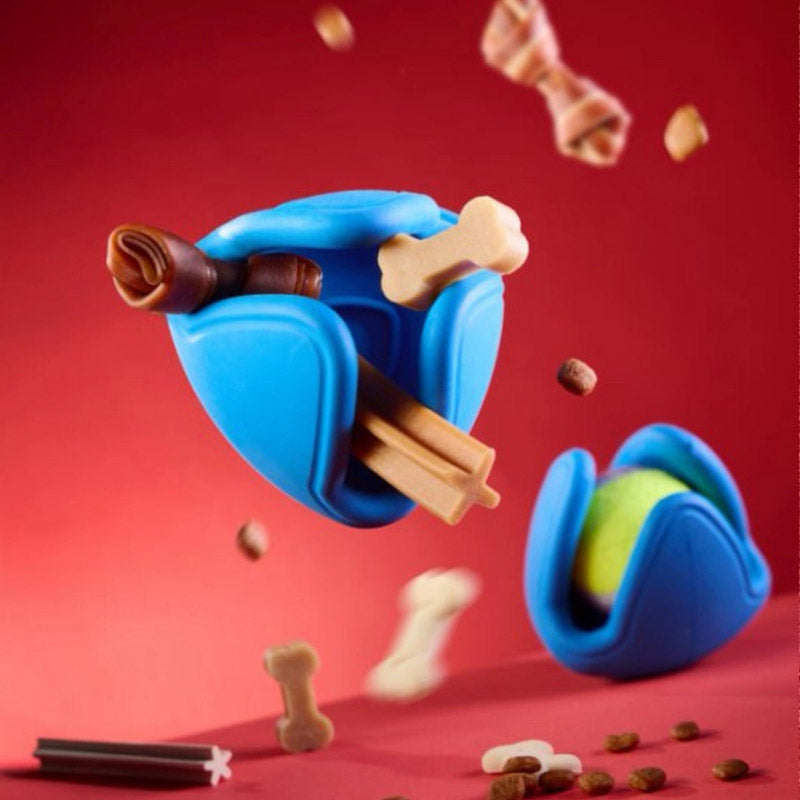 Chewtastic Geometrics Fillables Natural Rubber Enrichment Dog Toy (4 Types)