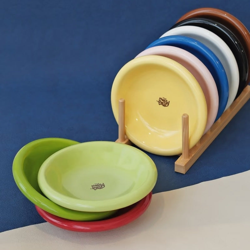 Halo Ceramic Pet Bowl (12 Colours)