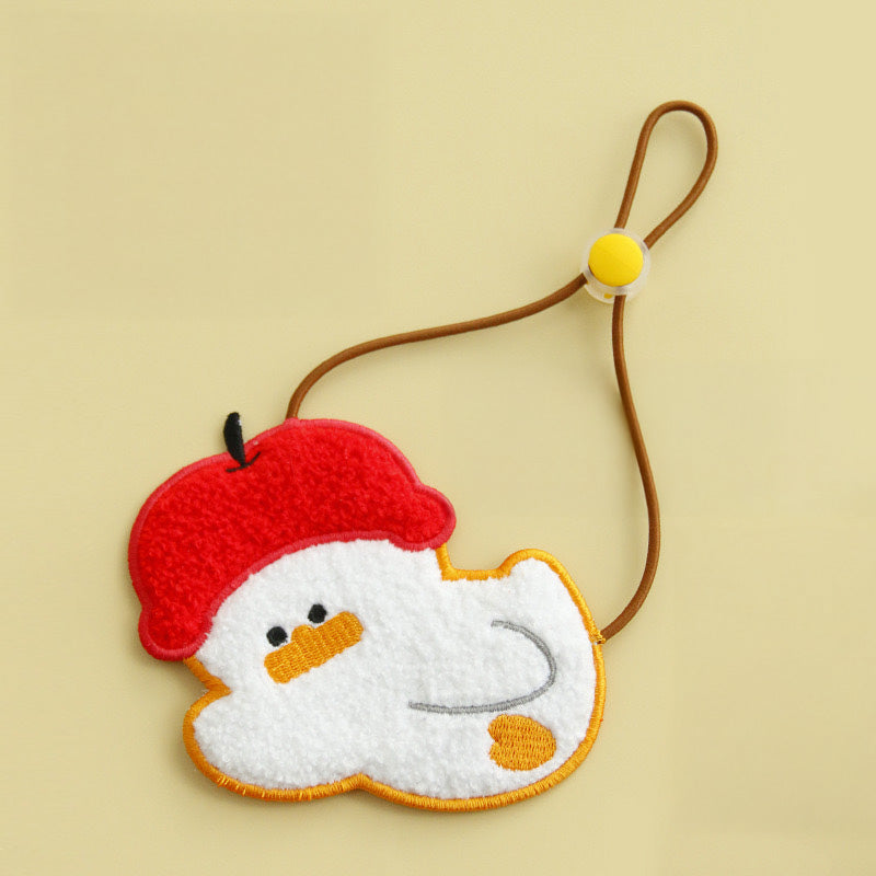 Hot Dog & Apple Duck Pet Bib