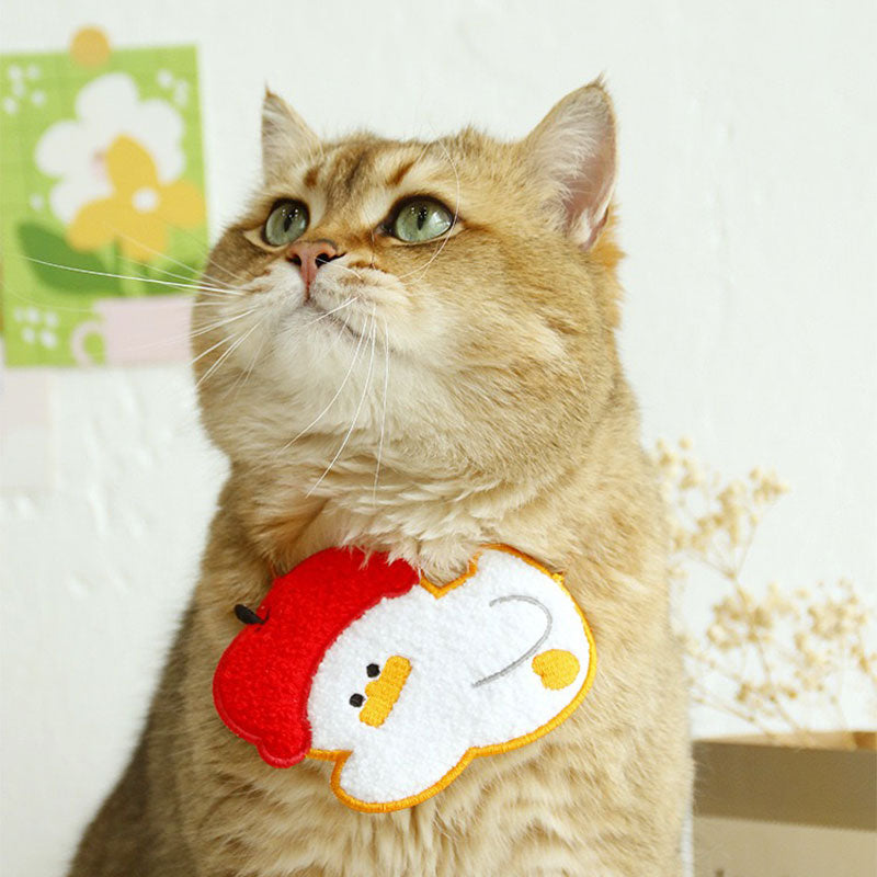 Hot Dog & Apple Duck Pet Bib