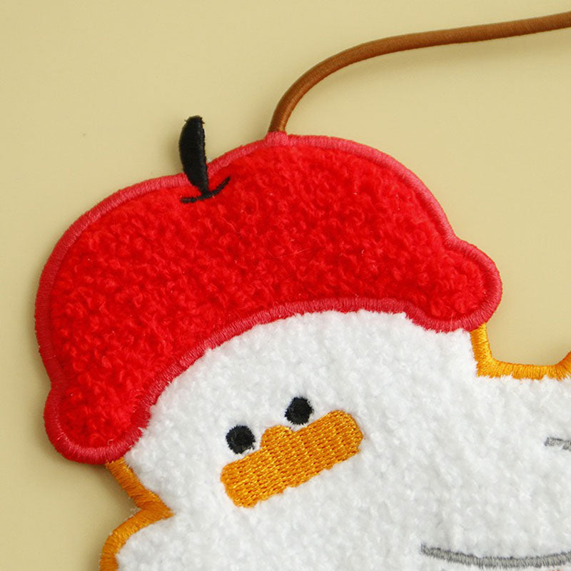 Hot Dog & Apple Duck Pet Bib