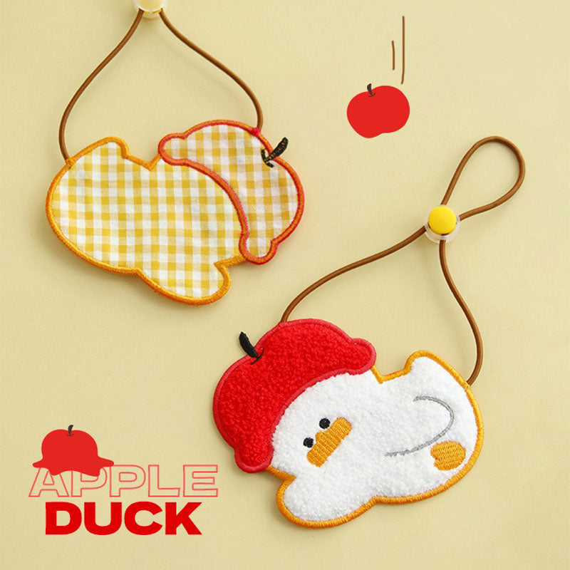 Hot Dog & Apple Duck Pet Bib