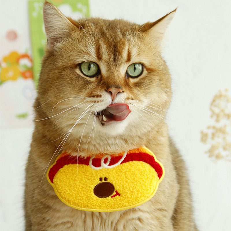 Hot Dog & Apple Duck Pet Bib