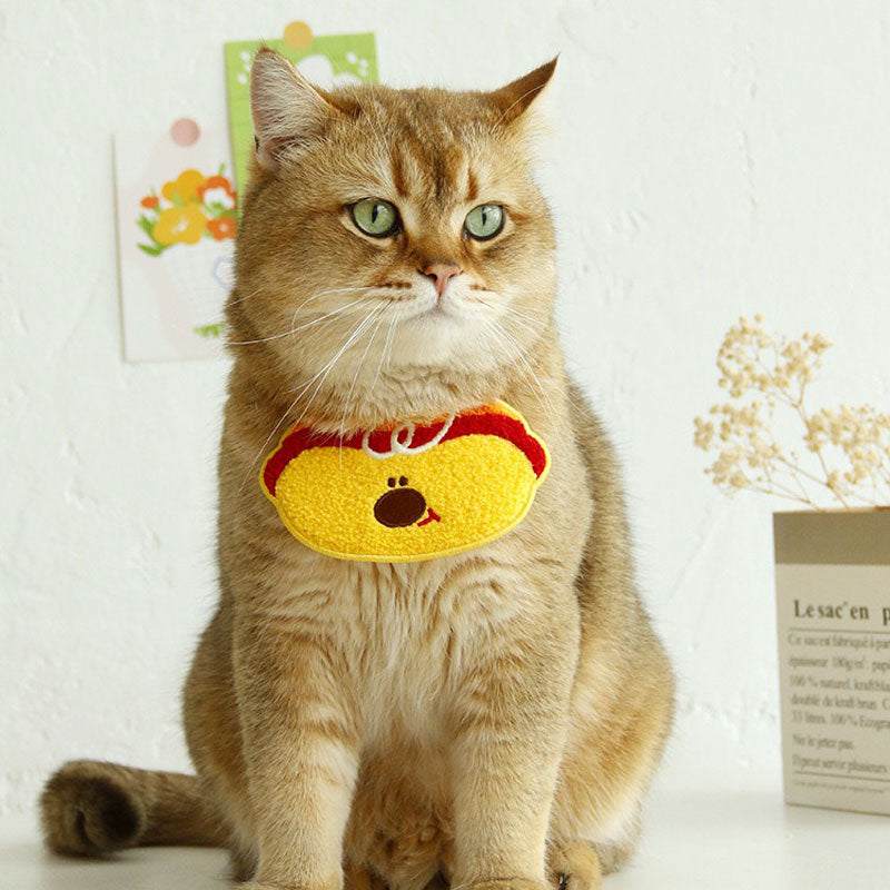 Hot Dog & Apple Duck Pet Bib