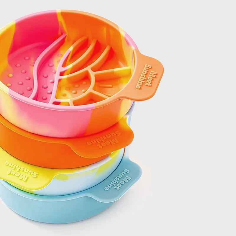 Sunny Side Silicone Lick & Slow Bowl