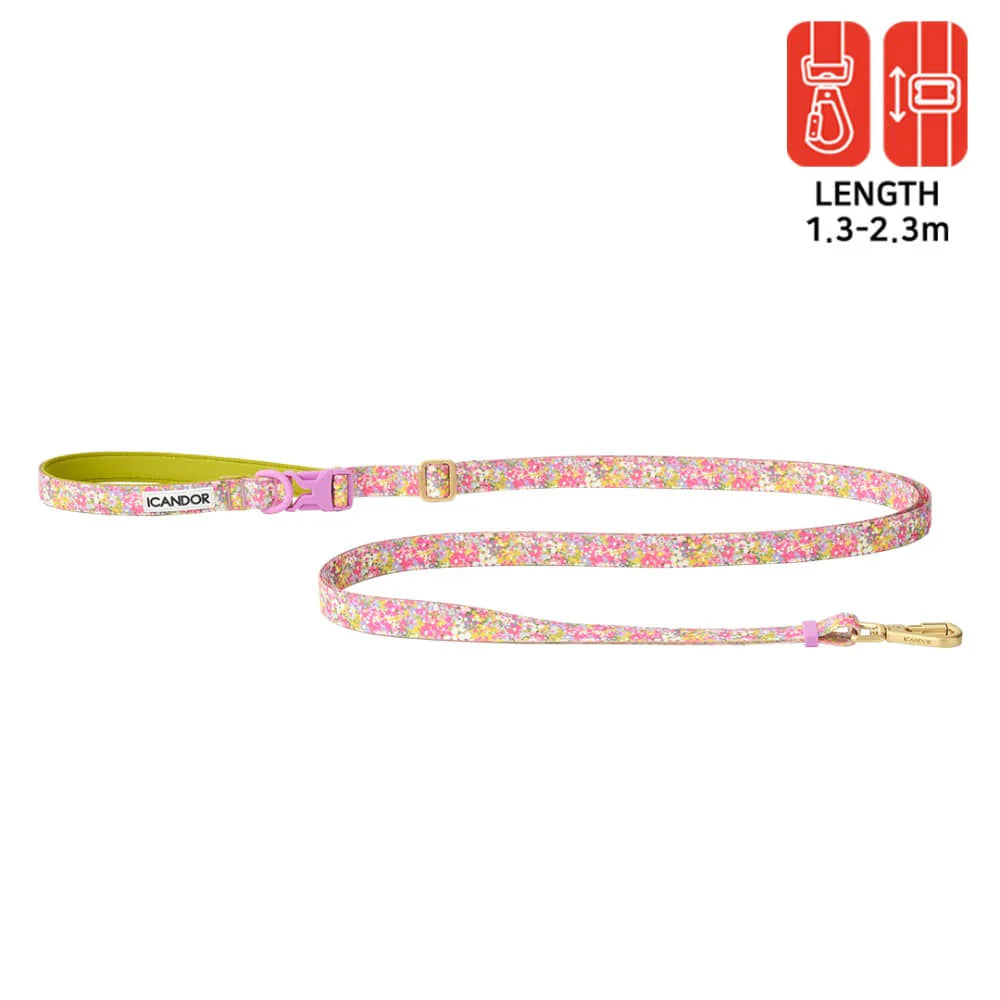 Gentle Multi-Functional Adjustable Bolt Leash – Regular & Hands-Free Walk | Flora