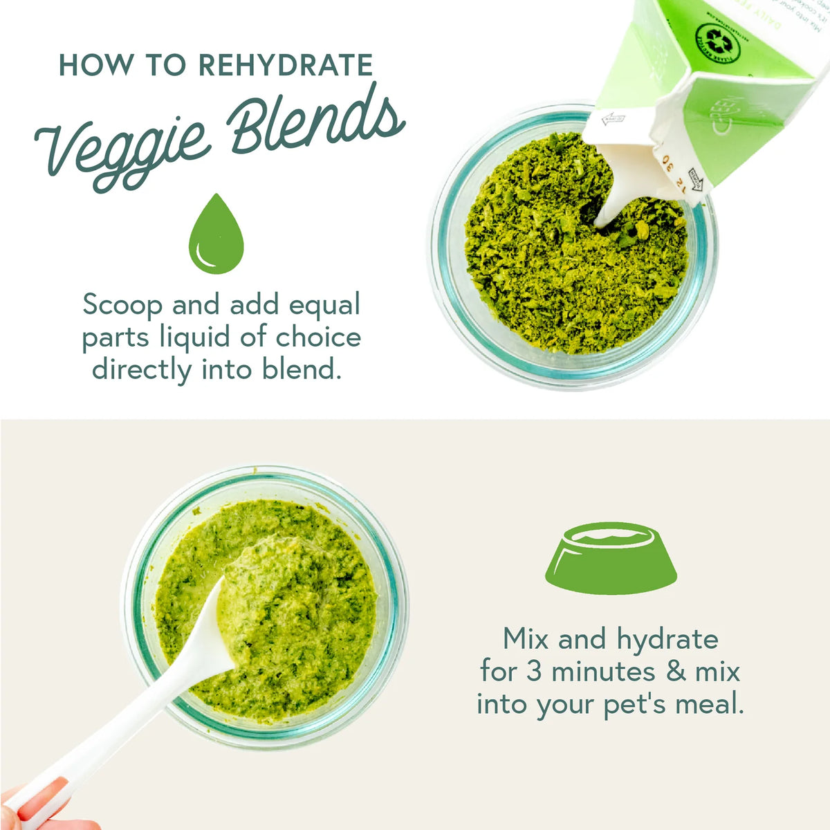 Freeze-Dried Just Greens Blend with Nettles Food Topper