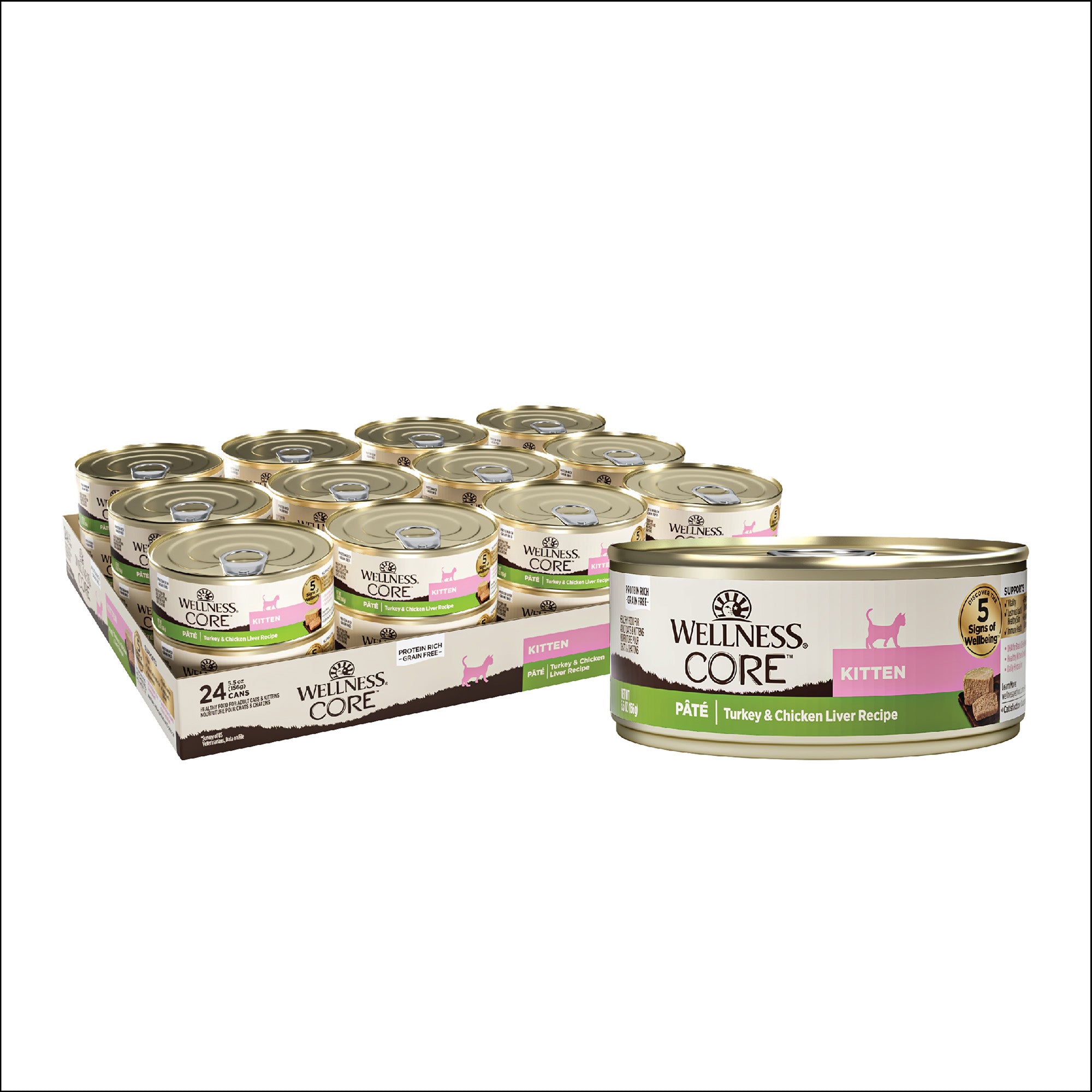 CORE® Classic Pâté Wet Cat Food | Kitten Chicken & Turkey (5.5 oz)