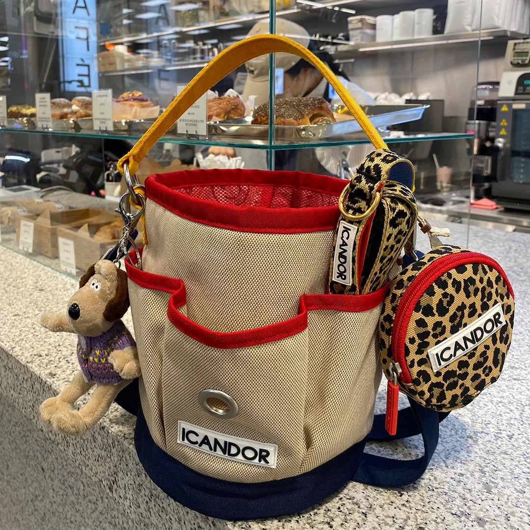 Dingle Dangle Poop Bag Carrier | Leopard