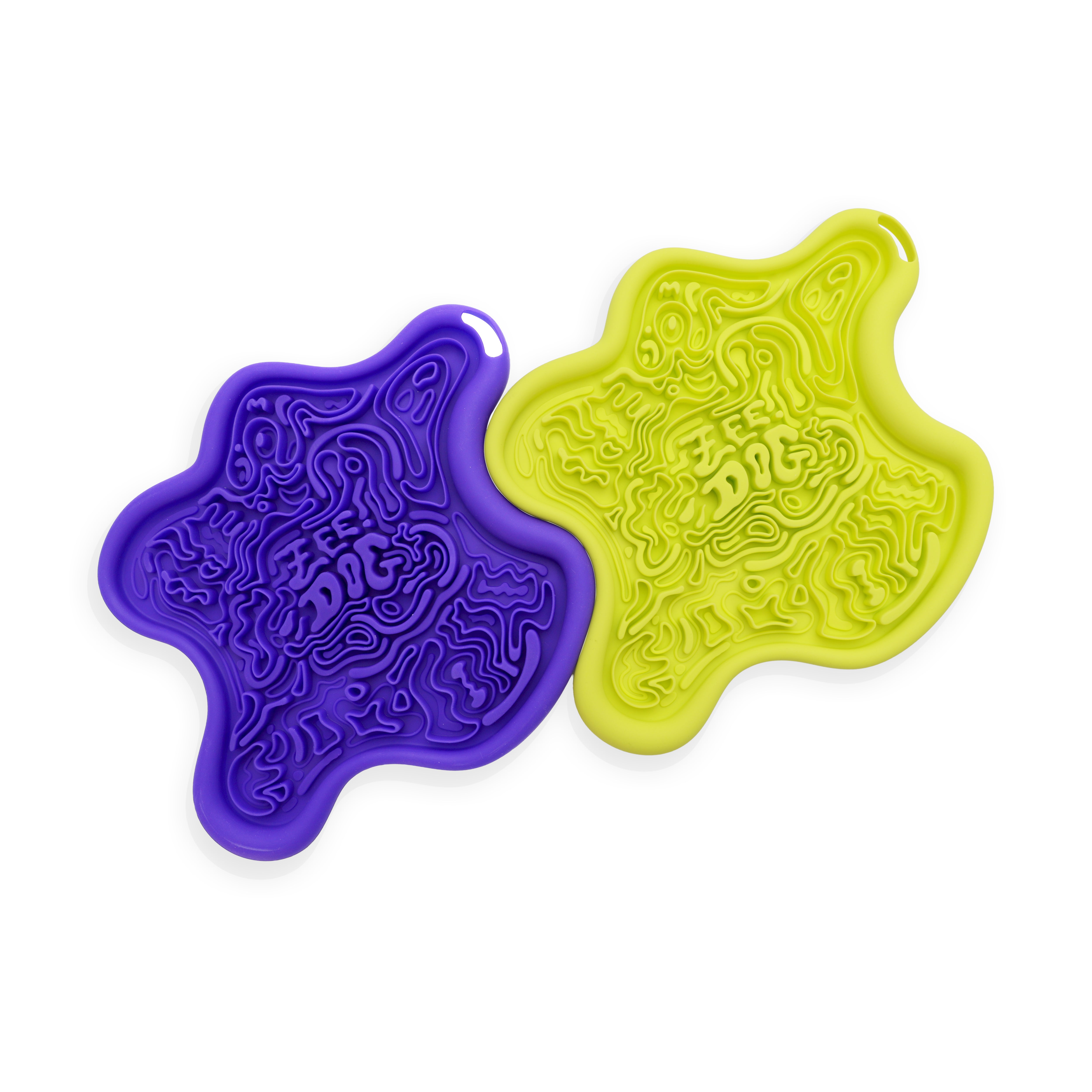 Fluo Lik Mat with Suction Cups