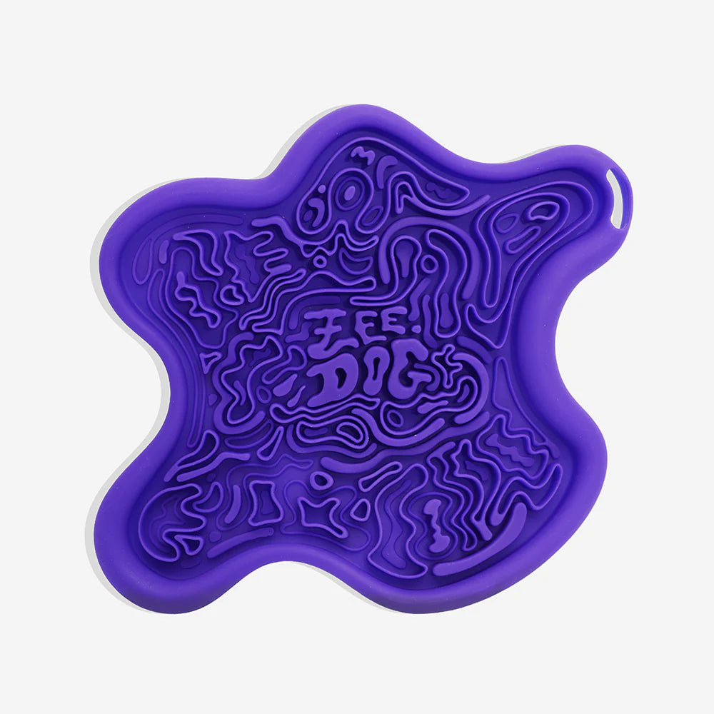 Violet Lik Mat with Suction Cups
