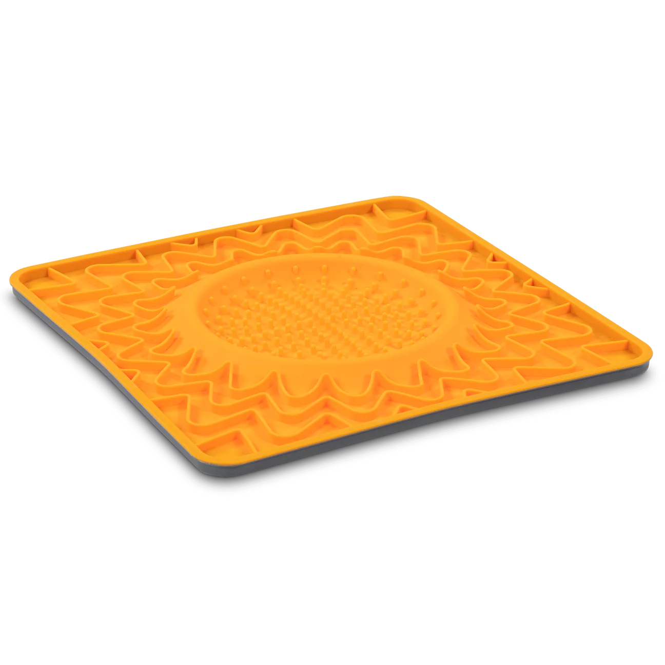Framed Spill Resistant Enrichment Silicone Dog Lick Bowl Mat