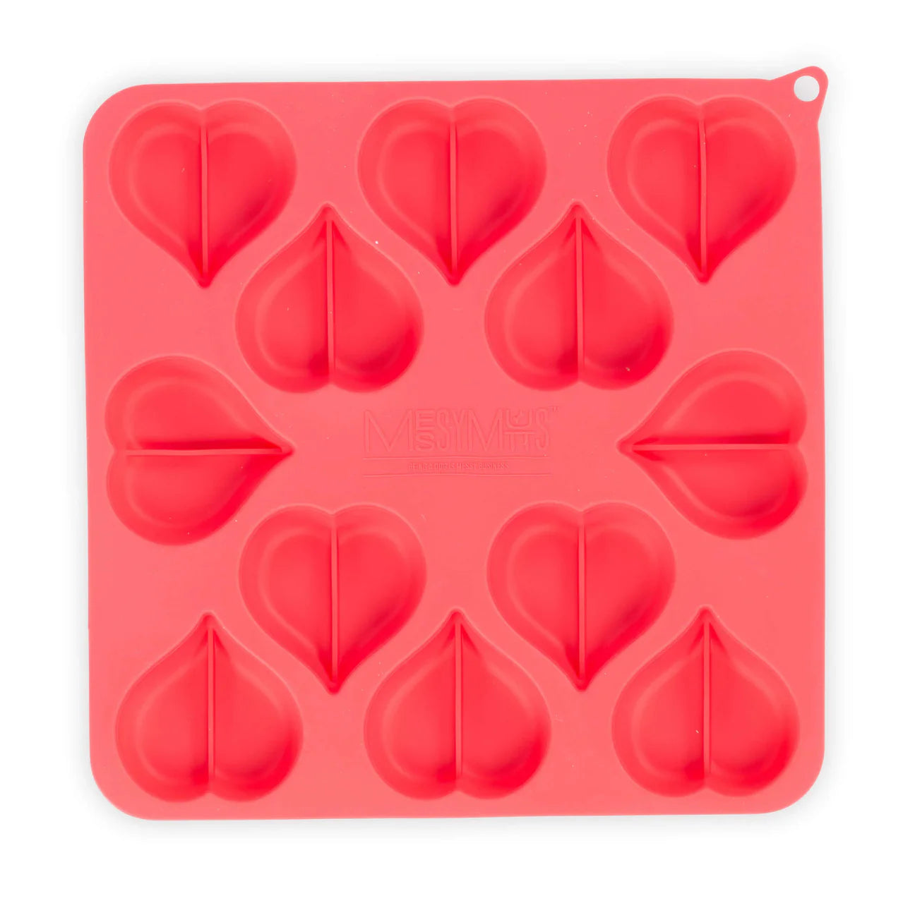 Heart Shape Silicone Bake and Freeze Dog Treat Maker Molds (Pack of 2)