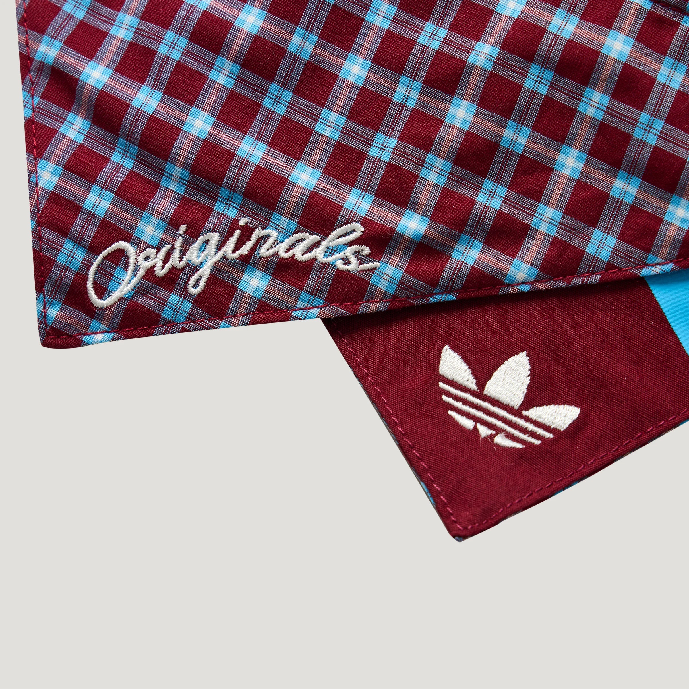 Adidas Pet Plaid Bib (Burgundy)