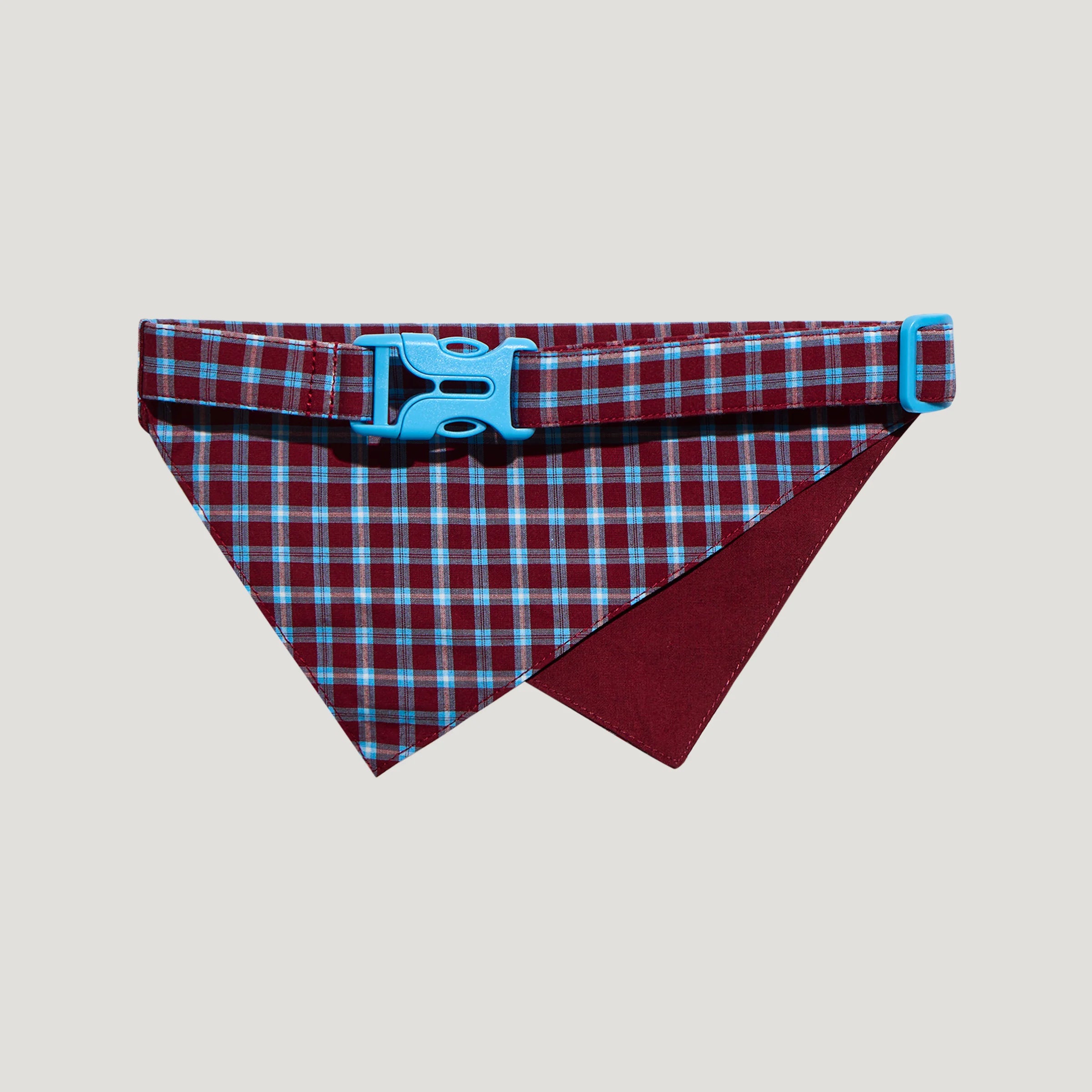 Adidas Pet Plaid Bib (Burgundy)