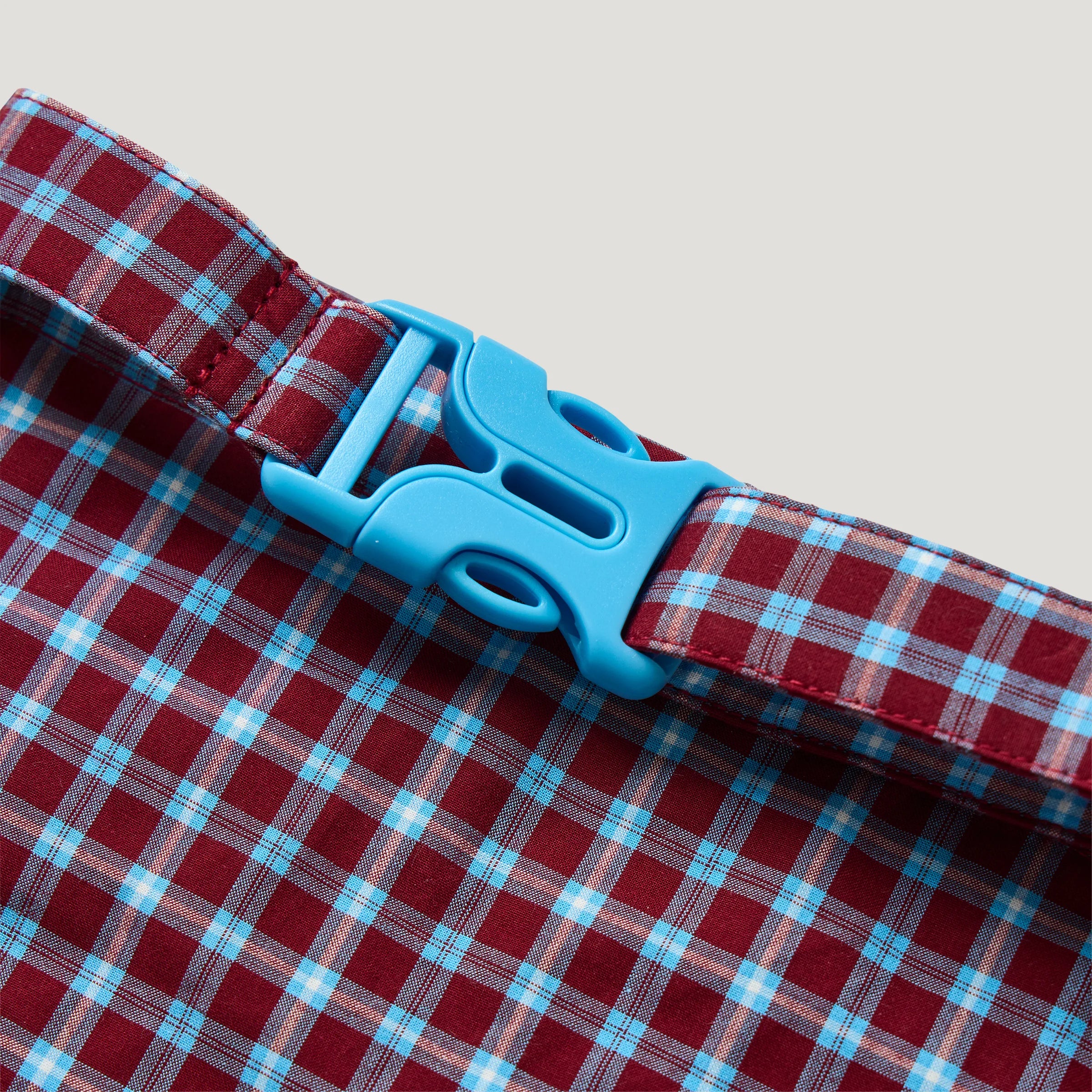Adidas Pet Plaid Bib (Burgundy)