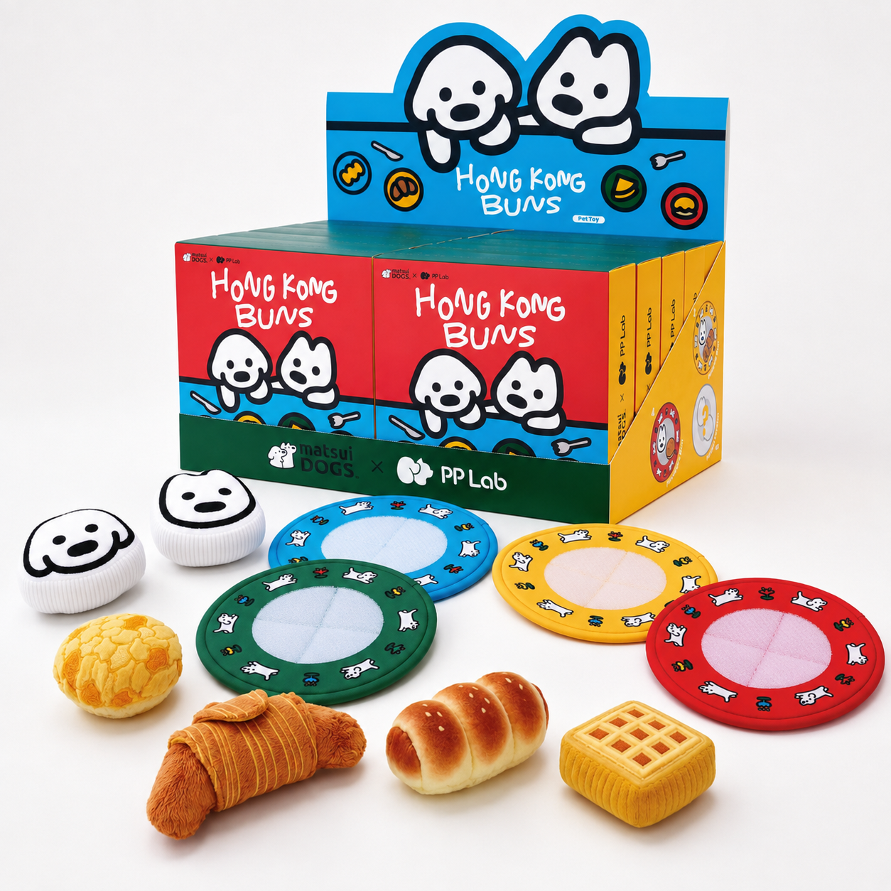 Matsui Dogs x PP Lab Hong Kong Buns Nosework Toy Blind Box