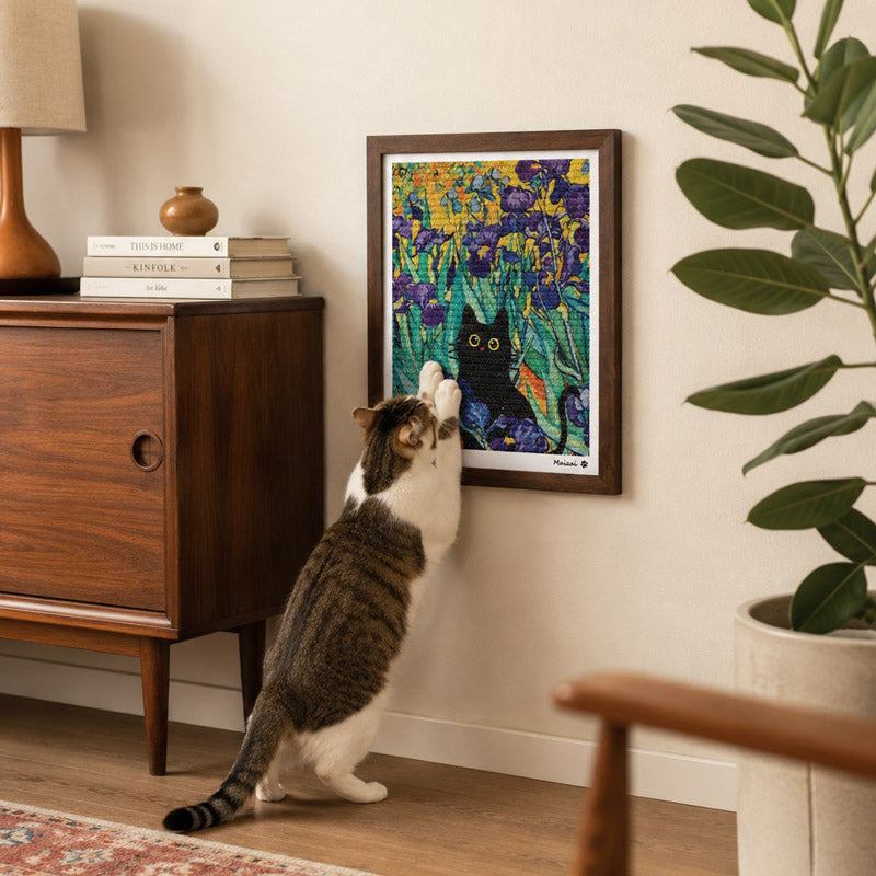 Meowsterpiece Wall Art Cat Scratcher (6 Designs)