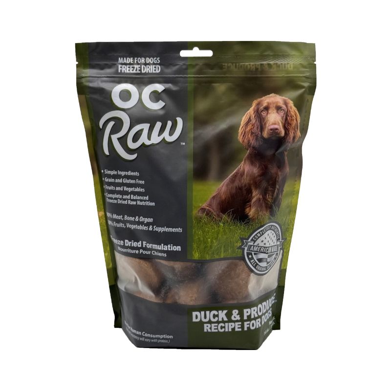 Freeze Dried Sliders Dog Food | Duck & Produce (14oz)