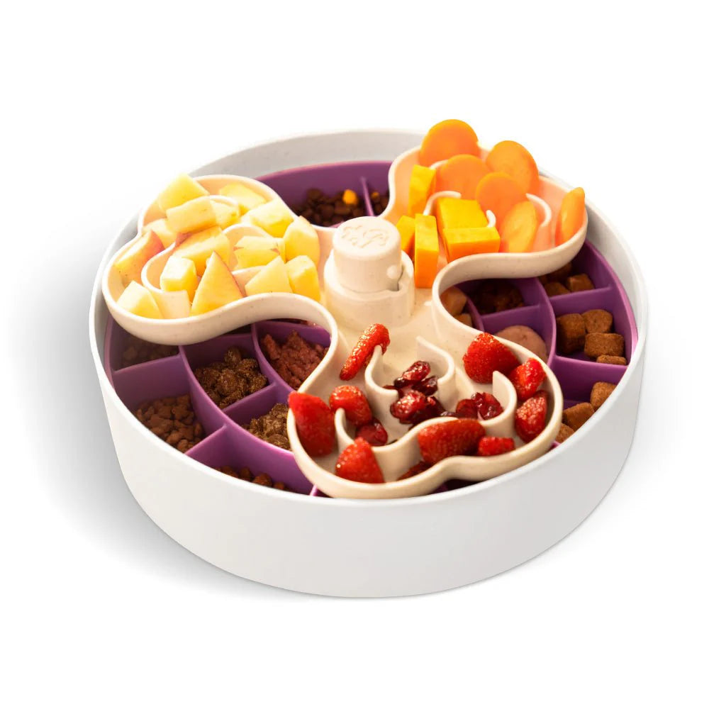 Puzzle Feeder™ Purple Swirl for Large Dogs