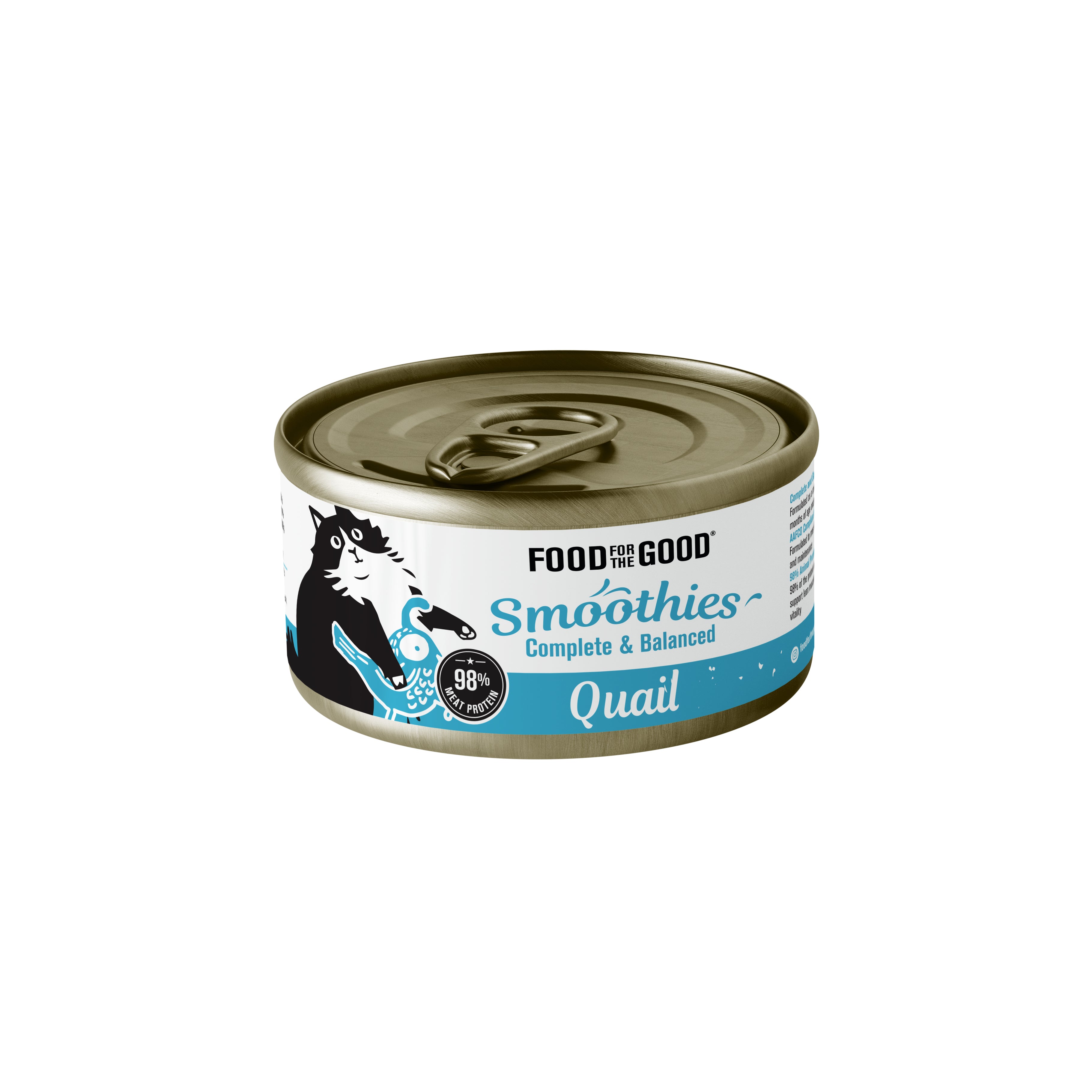 Food For The Good Smoothies | Quail Cat Canned Food (80g)