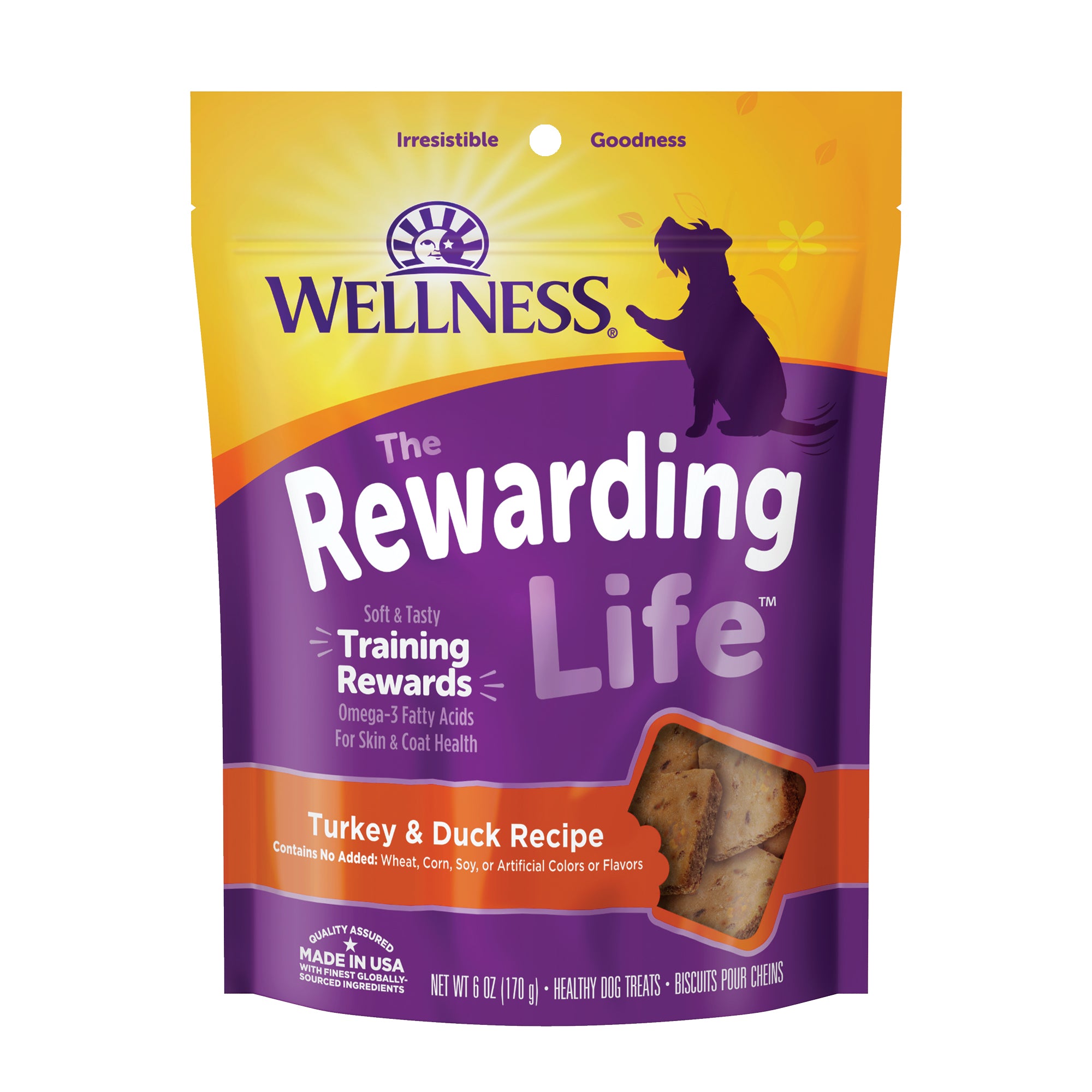 Wellness Rewarding Life Turkey & Duck Grain Free Dog Treats (6oz)